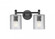Cobbleskill - 2 Light - 13 inch - Matte Black - Bath Vanity Light (3442|434-2W-BK-G112)