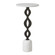 Uttermost Ila Round White Drink Table (85|51173)