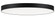 Trim Eco 9'' RD LED Flush Mount 3000K (19|57334WTBK)
