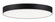 Trim Eco 7'' RD LED Flush Mount 3000K (19|57332WTBK)