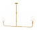 2 Light Linear Chandelier (276|3049-60L-RB)