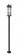 2 Light Outdoor Post Mounted Fixture (276|5031PHBR-5012P-BK)