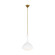 Lucerne One Light Small Pendant (7725|AEP1011BBSMWT)