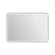 60 Rectangle LED Front and Backlit Wall Mirror in Black (758|MRE6A4260BK)