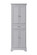24 inch Bath Storage Cabinet in Grey (758|SC15024GR)