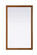 Noah Rectangle Wood Mirror 60 x 36 in Brandy Walnut (758|VM36036BW)
