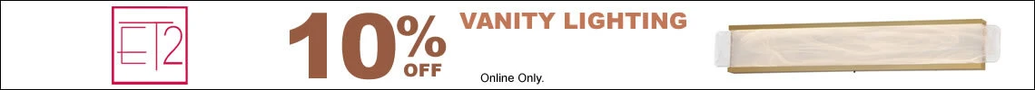 ET2 Lighting Vanities on Sale.