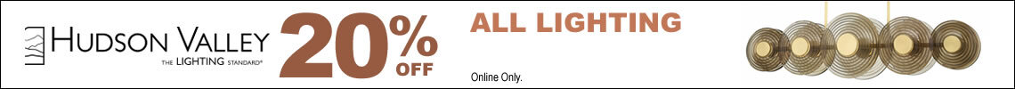 Hudson Valley Lighting on Sale.