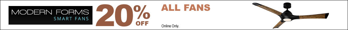 Modern Forms Smart Fans on Sale.