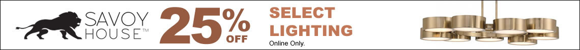 Savoy House Lighting on Sale.