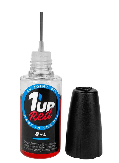 1up Racing Red CV Joint Oil - 8ml Oiler Bottle