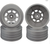 SPEEDWAY WHEELS FOR TRAXXAS SLASH REAR / 21.5MM BKSP / SILVER / 4PCS.