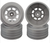 SPEEDWAY WHEELS FOR TRAXXAS SLASH FRONT / 19MM BKSP / SILVER / 4PCS.