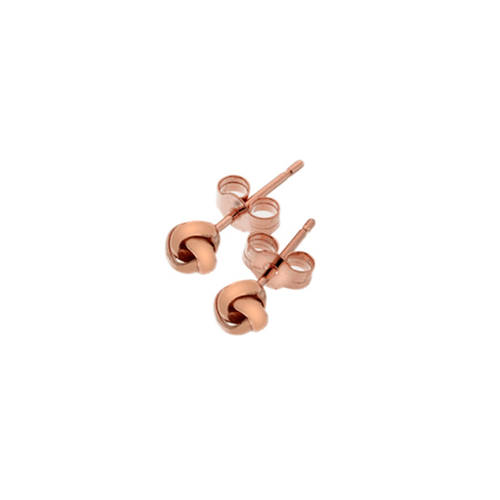 9ct Rose Gold love Knot Stud Earrings 9ct Rose Gold love Knot Stud Earrings