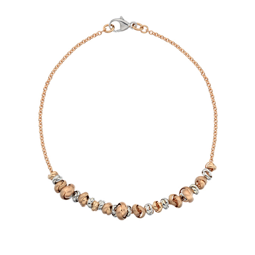 9ct Rose & White Gold Knot Bracelet 9ct Rose & White Gold Knot Bracelet