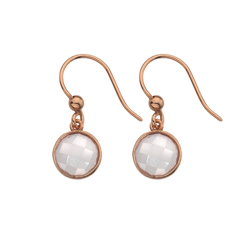 Stunning Rose Quartz Teardrop Earrings In Gold | Perfect For Everyday Elegance Or A Night Out