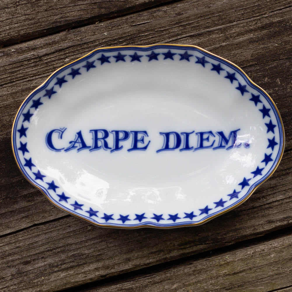 Mottahedeh Carpe Diem Verse Dish - Thumbnail 3