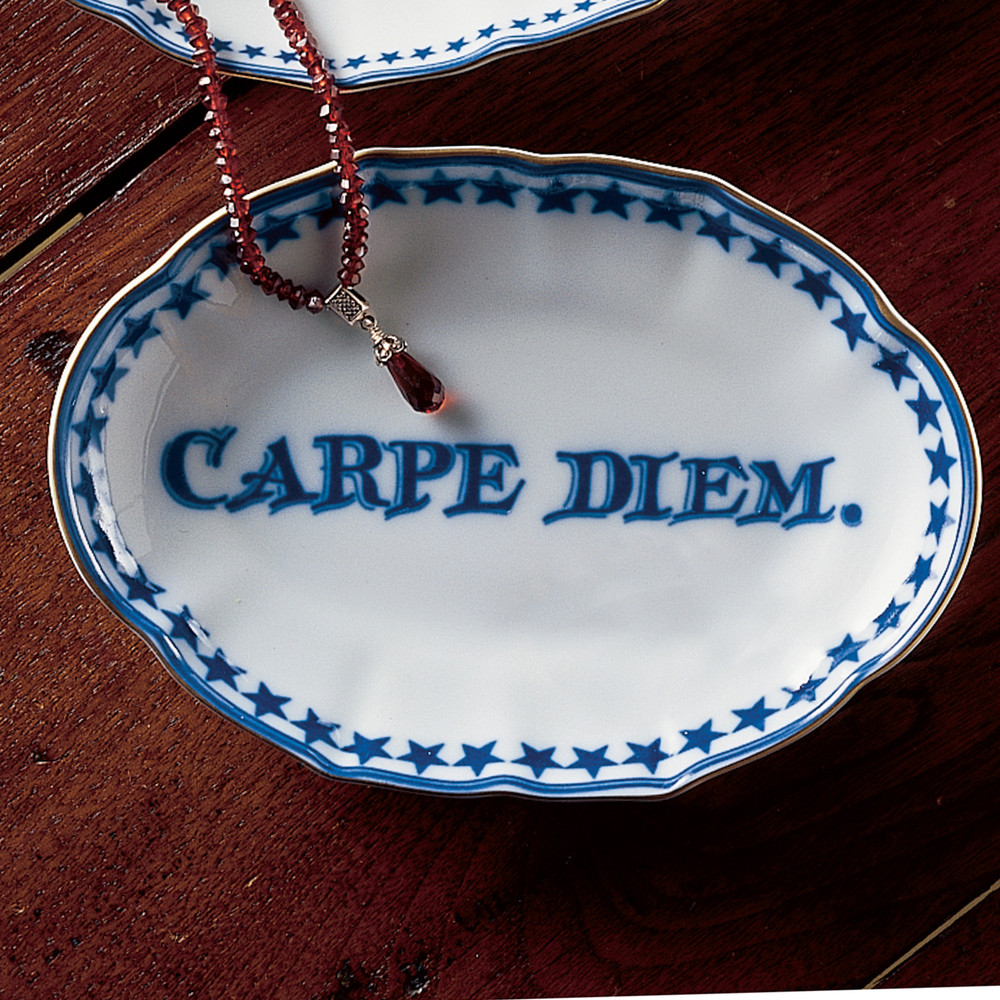 "Carpe Diem" Verse Dish | The Shops at Colonial Williamsburg