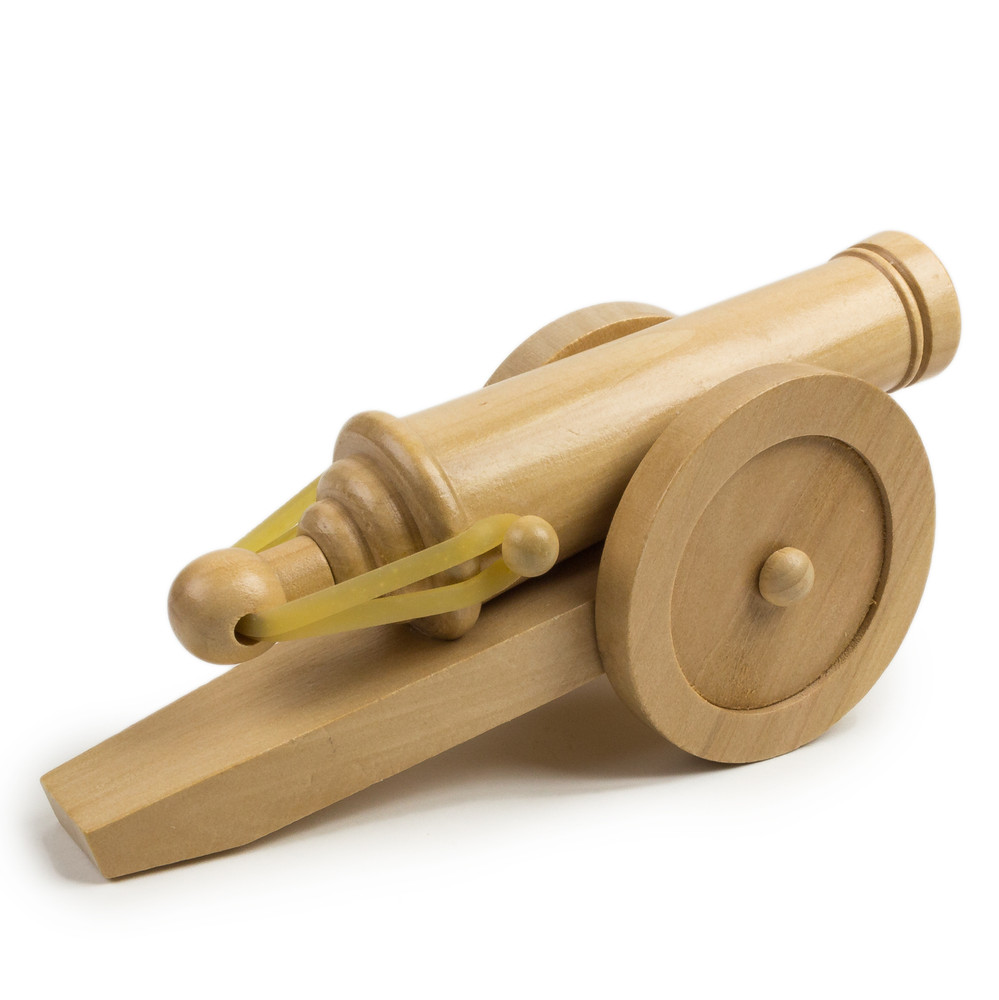 Wooden Toy Cannon