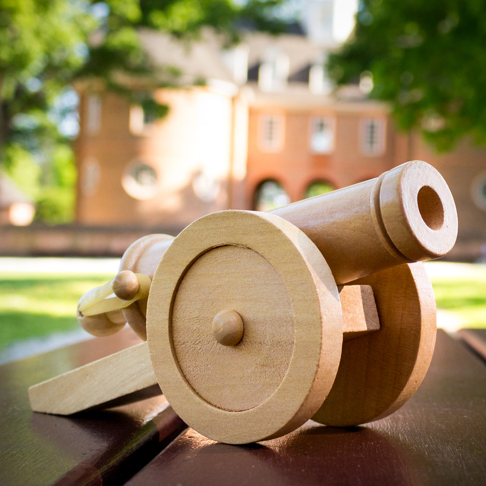 Wooden Toy Cannon