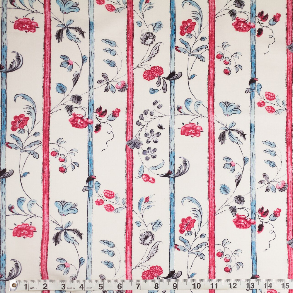 Colonial Williamsburg Reproduction Fabric - Trails and Leaves 100% Cotton Fabric