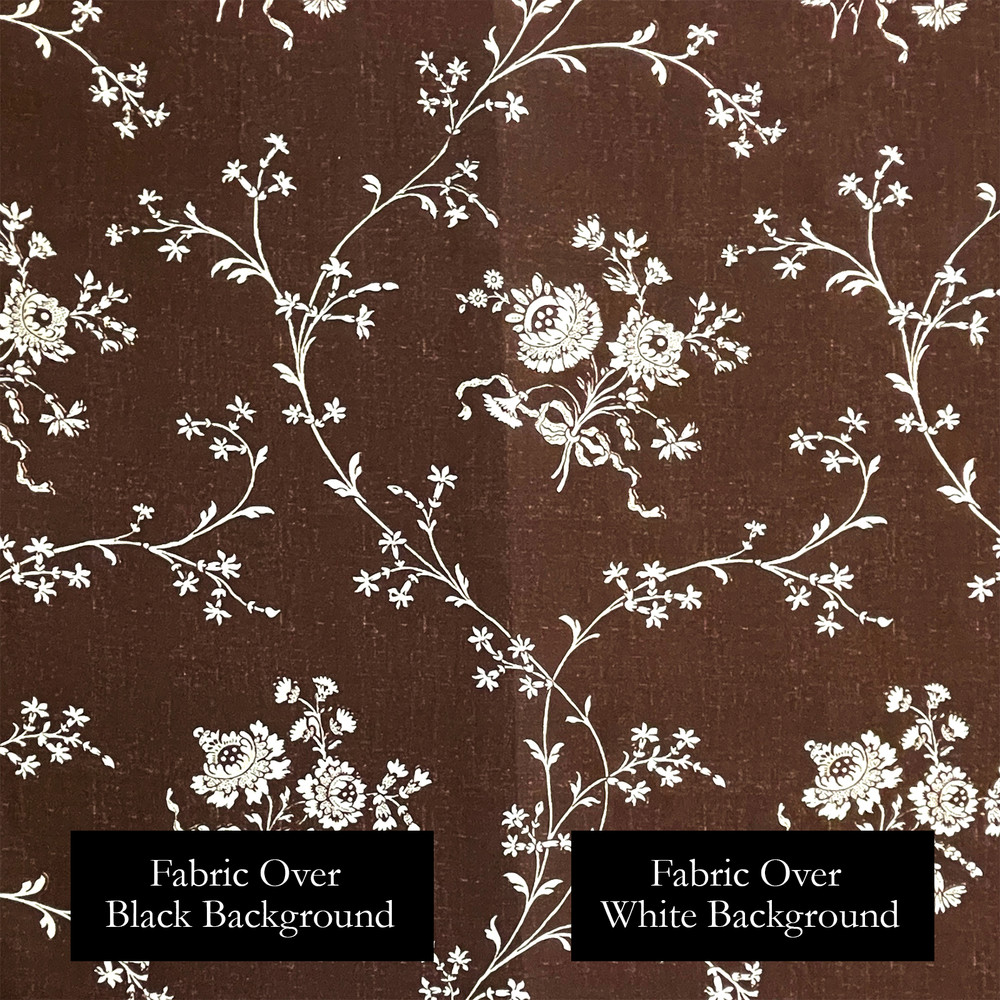Brandied Raisin Chintz Fabric