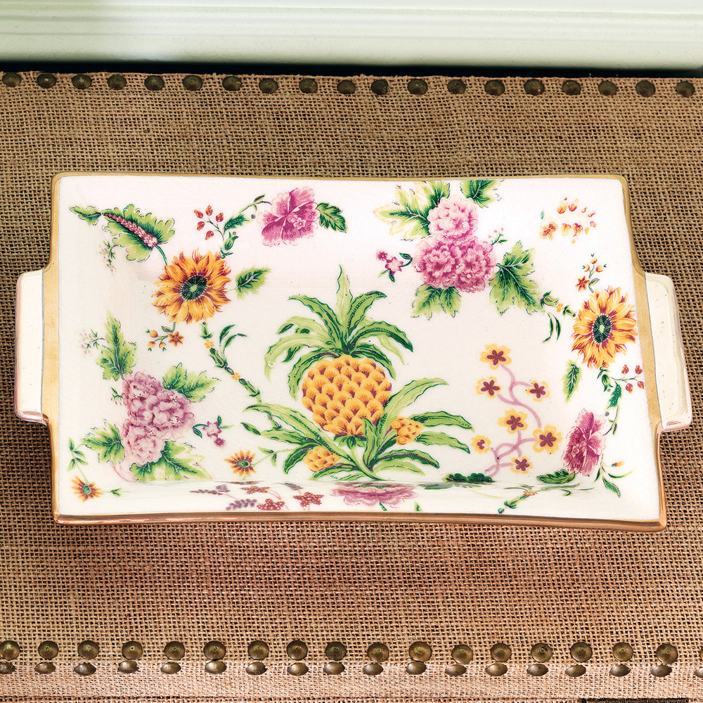 Port 68 WILLIAMSBURG Portsmouth Pineapple Tray | The Shops at Colonial Williamsburg
