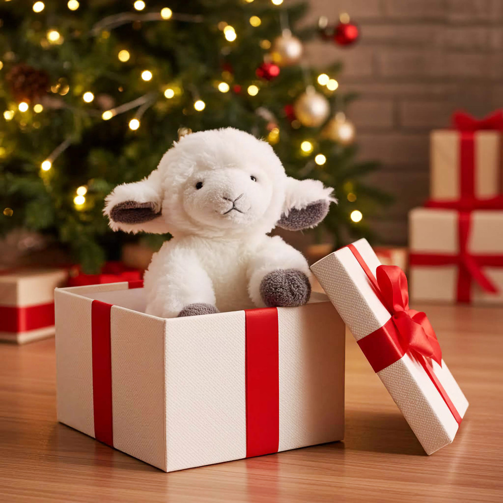 Sally the Leicester Longwool Lamb plush toy | The Shops at Colonial Williamsburg