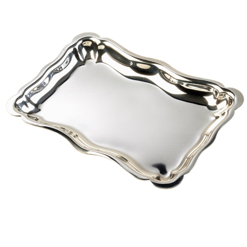 Small Chippendale Pewter Tray