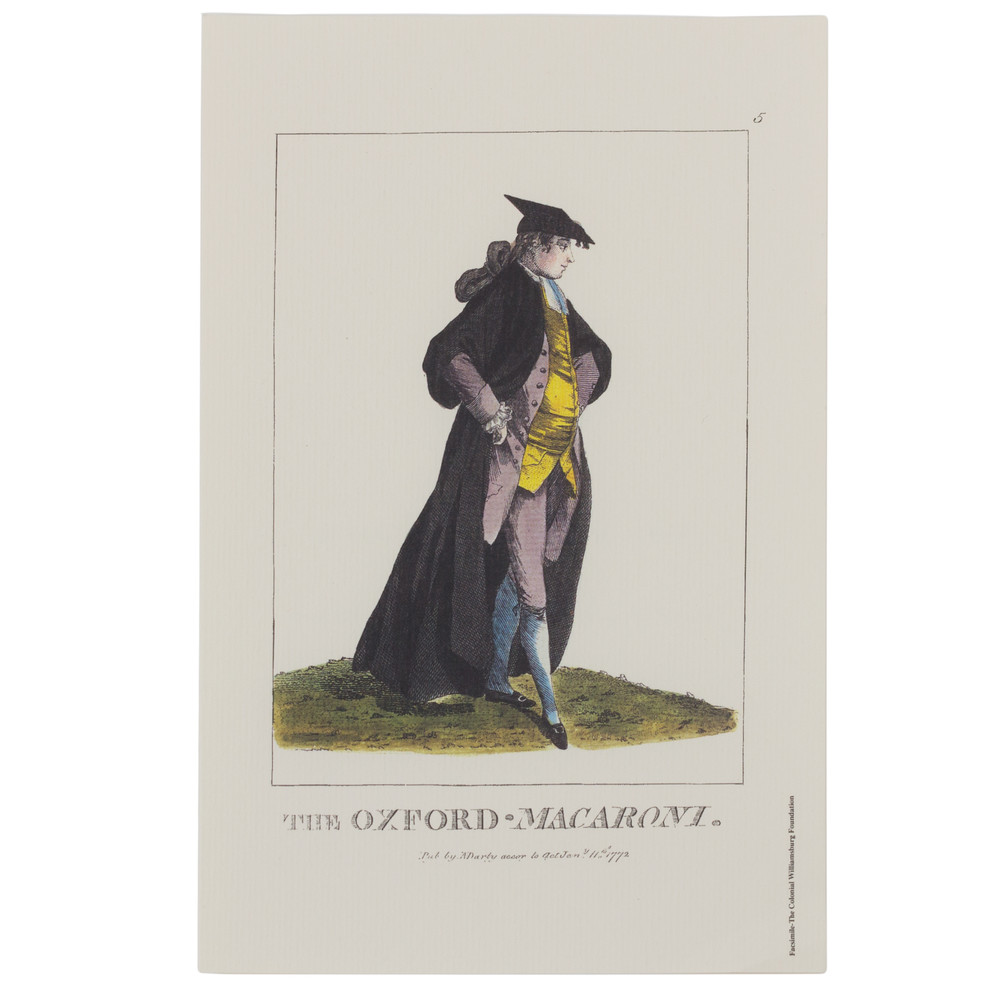 Oxford Macaroni Print | The Shops at Colonial Williamsburg