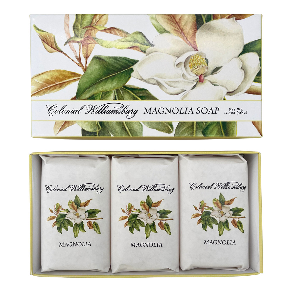 Colonial Williamsburg Magnolia Soap Set | The Shops at Colonial Williamsburg