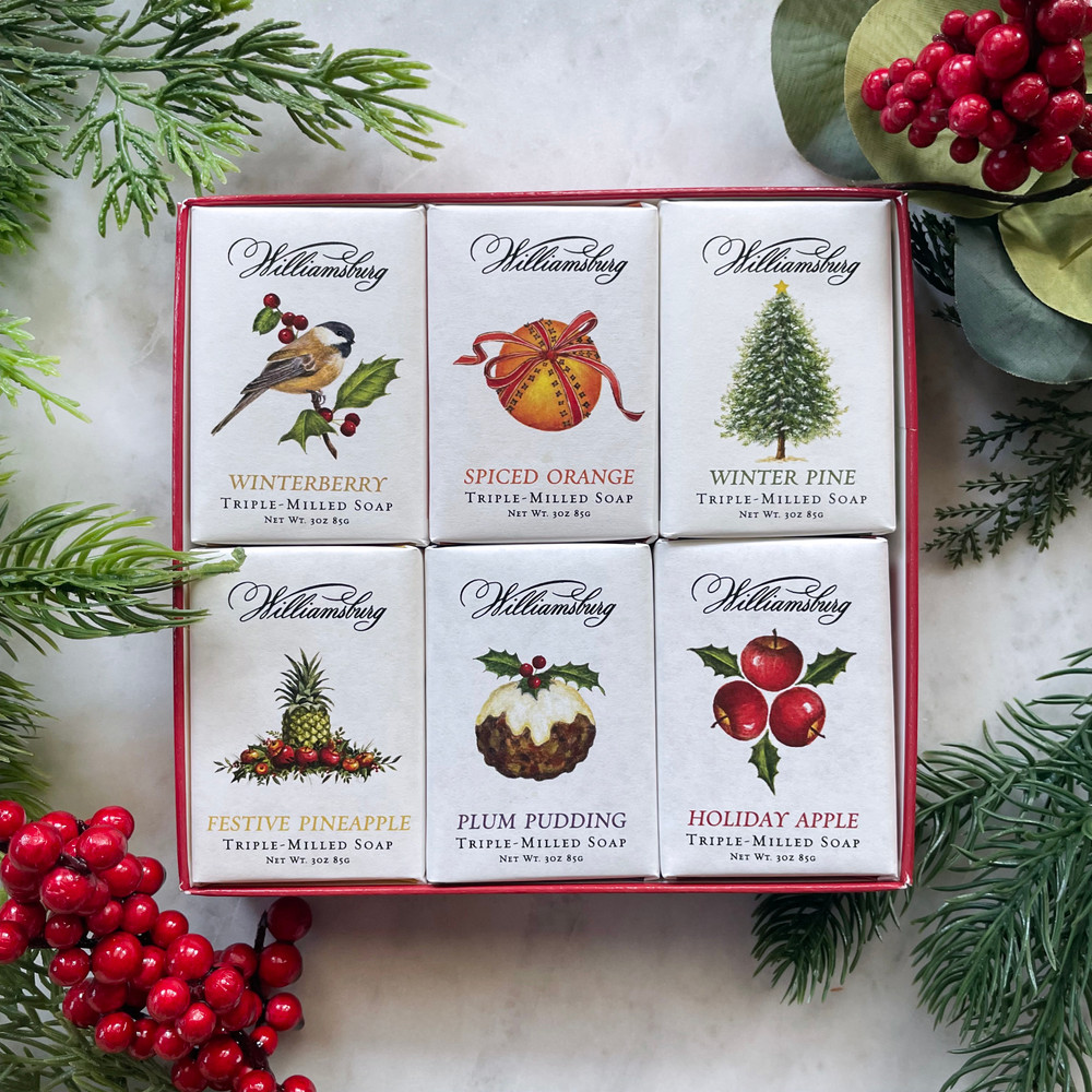 Colonial Williamsburg Scented Holiday Soaps Gift Set | The Shops at Colonial Williamsburg