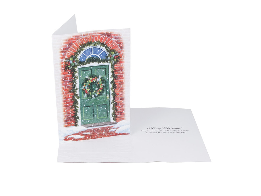 Holiday Welcome Embossed Christmas Cards