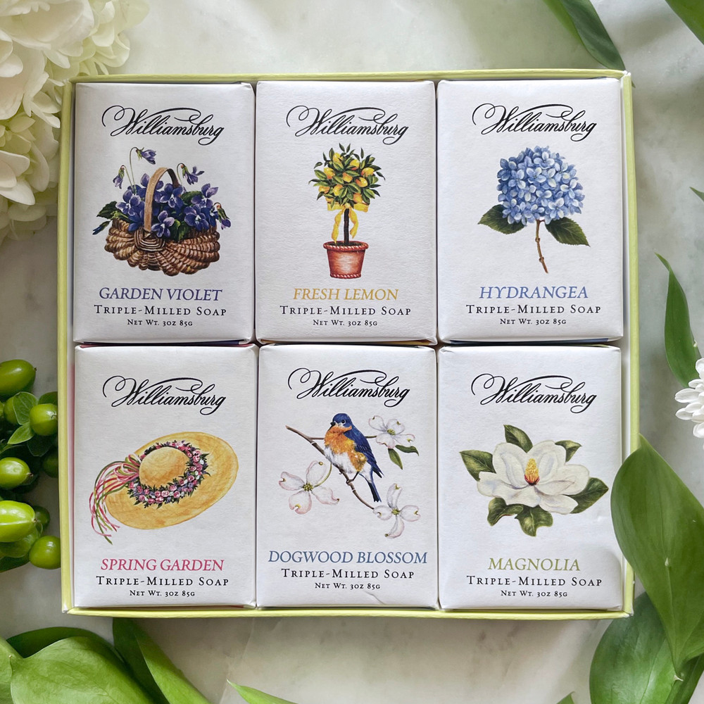 Colonial Williamsburg Scented Garden Soap Set | The Shops at Colonial Williamsburg