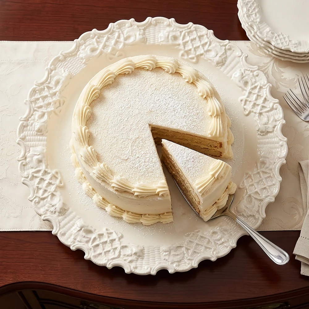 Longton Creamware Cake Platter | The Shops at Colonial Williamsburg