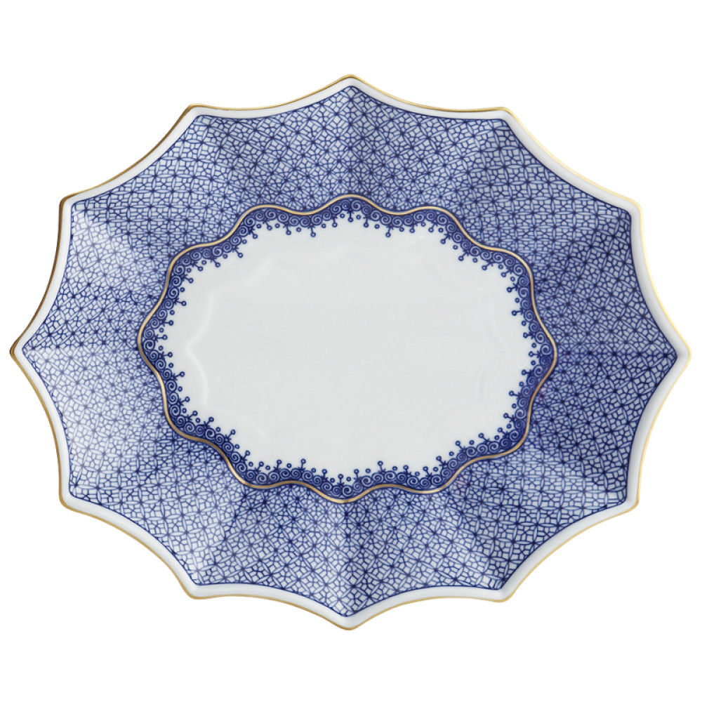 Mottahedeh Lace Fluted Tray - Thumbnail 2