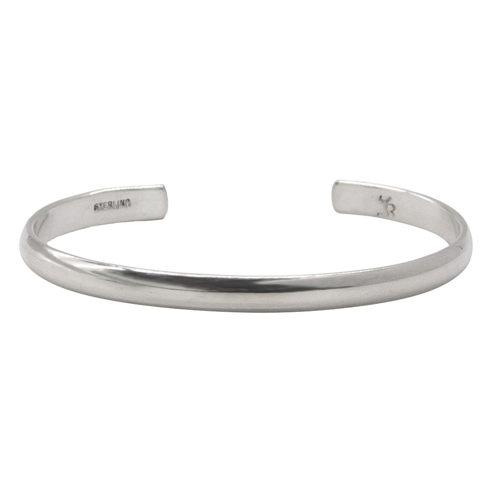 Adult Plain Sterling Silver C-Band Bracelet