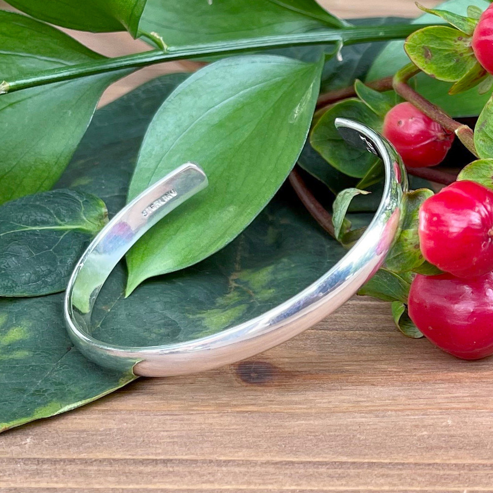 Infant Plain Sterling Silver C-Band Bracelet