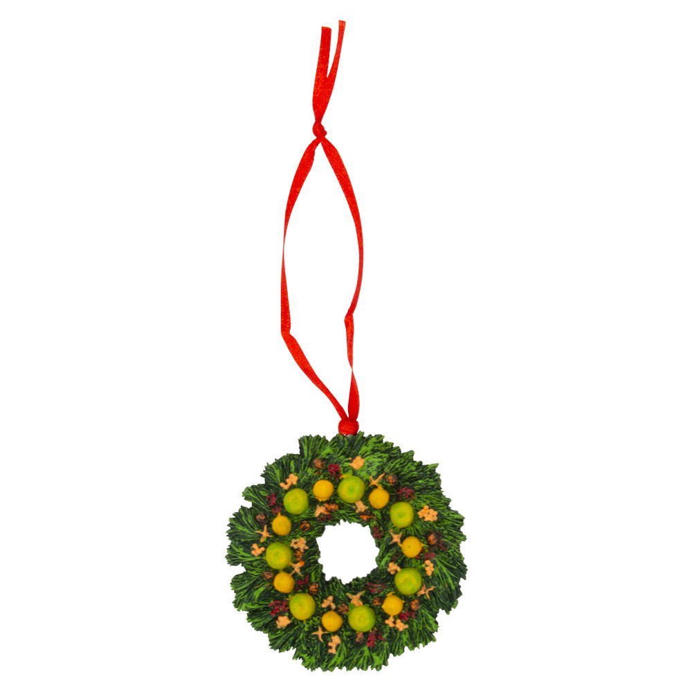 Colonial Williamsburg Apple & Lemon Wreath Ornament | The Shops at Colonial Williamsburg