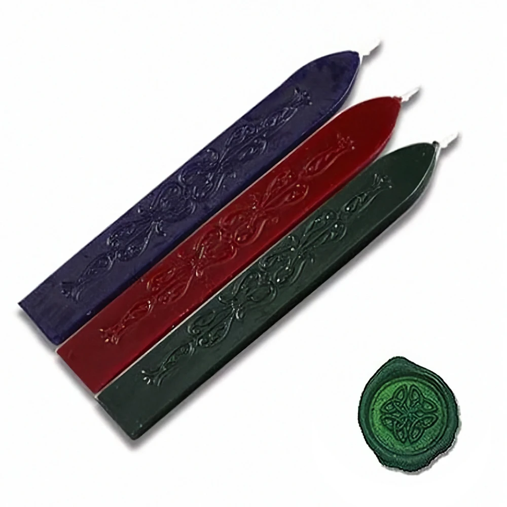Flexible Sealing Wax Tri-Pack - Navy, Burgundy, Forest Green | The Shops at Colonial Williamsburg