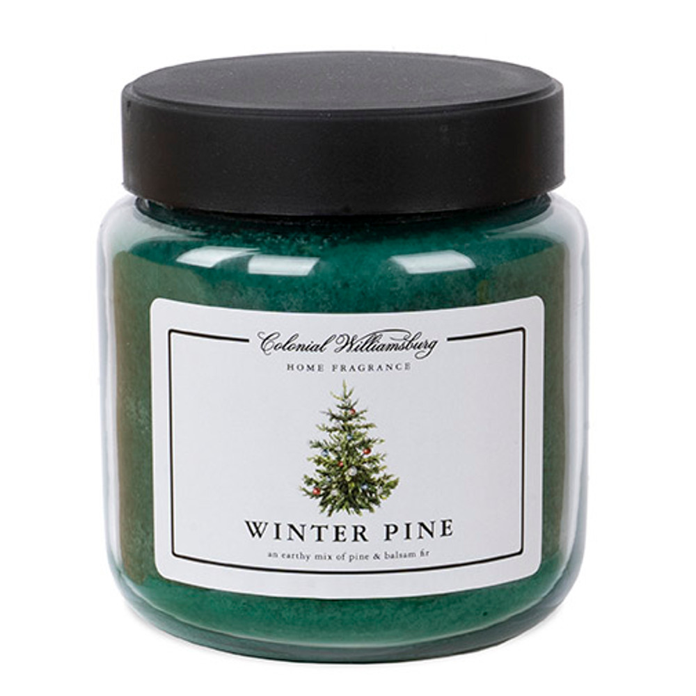 Winter Pine 16 oz Jar Candle | The Shops at Colonial Williamsburg