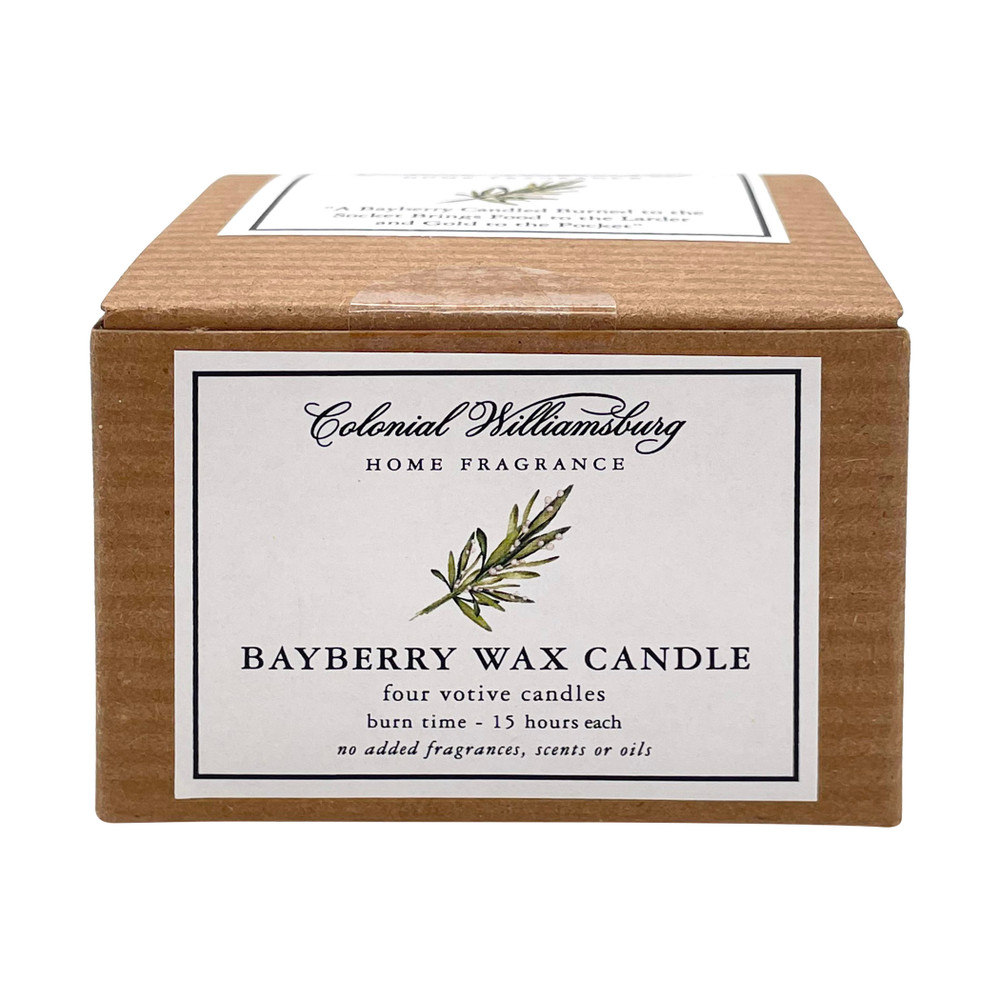 Bayberry Wax Votive Candles - Set of 4 | The Shops at Colonial Williamsburg