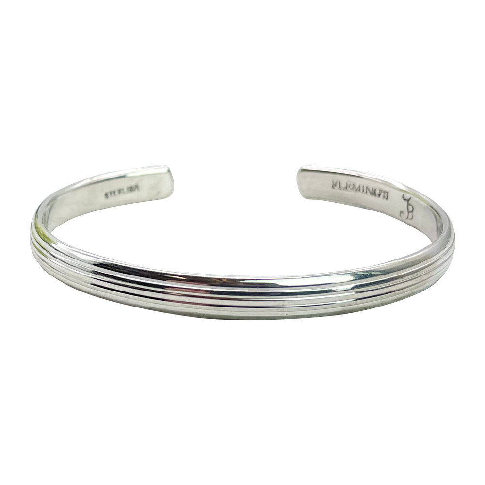 Reeded Sterling Silver C-Band Bracelet - Infant | The Shops at Colonial Williamsburg