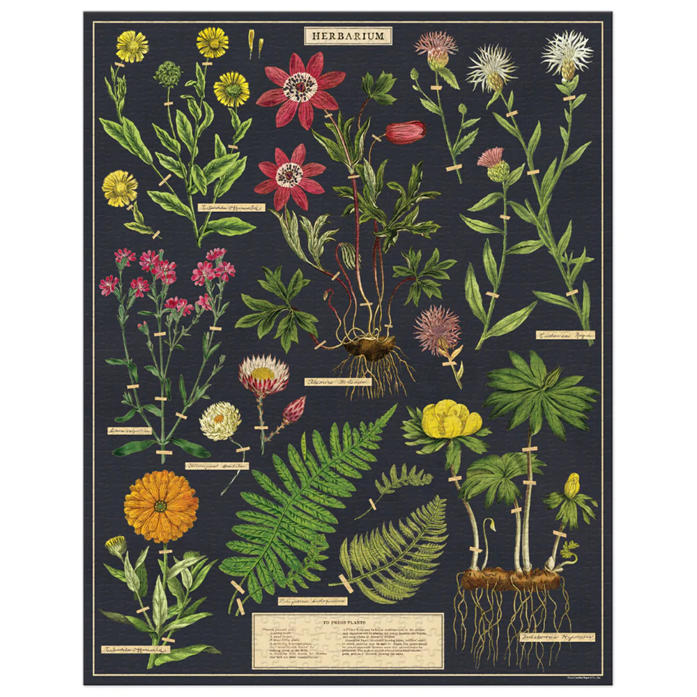 Herbarium 1000 Piece Jigsaw Puzzle | The Shops at Colonial Williamsburg