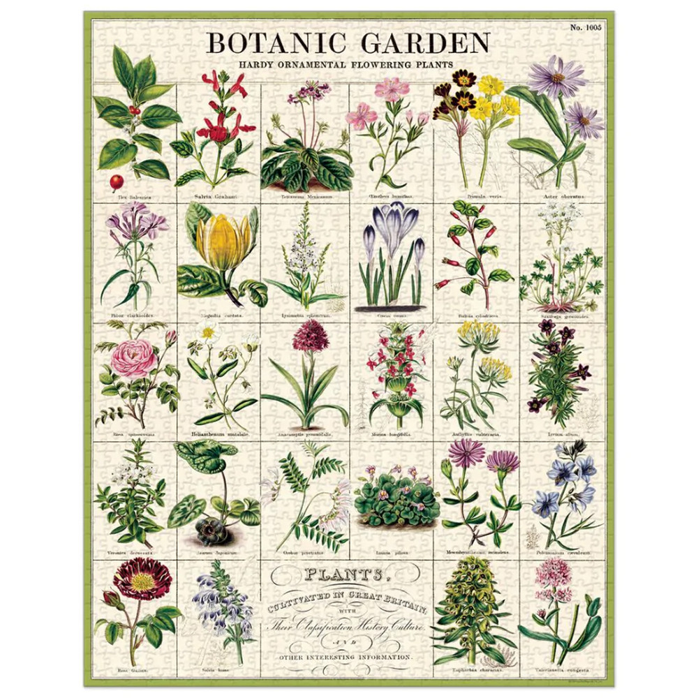 Botanic Garden 1000 Piece Jigsaw Puzzle | The Shops at Colonial Williamsburg