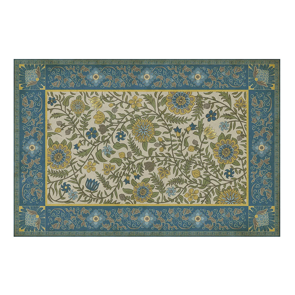 WILLIAMSBURG Indian Quilt "Cochin" Vintage Vinyl Floorcloth | The Shops at Colonial Williamsburg