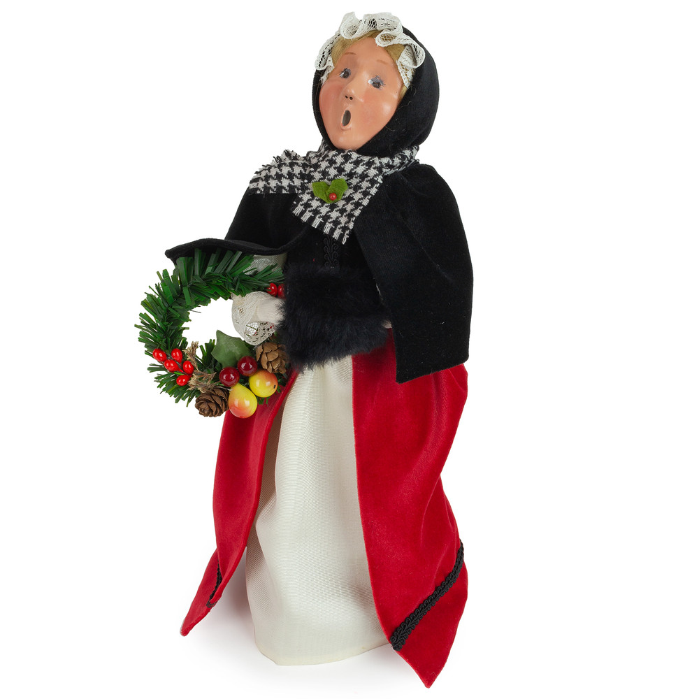 Byers' Choice Woman with Black Capelet | The Shops at Colonial Williamsburg