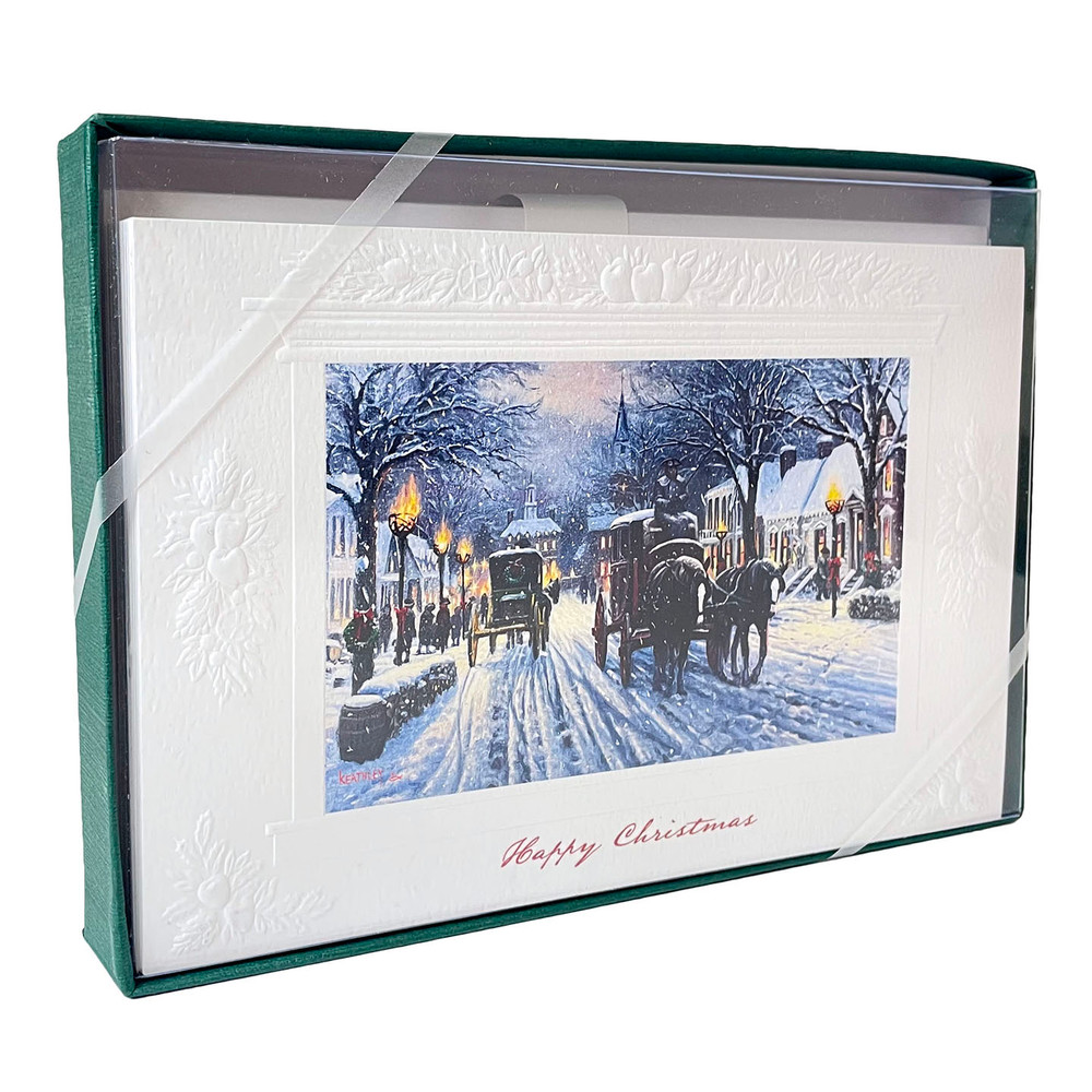 Colonial Christmas Embossed Christmas Cards | The Shops at Colonial Williamsburg