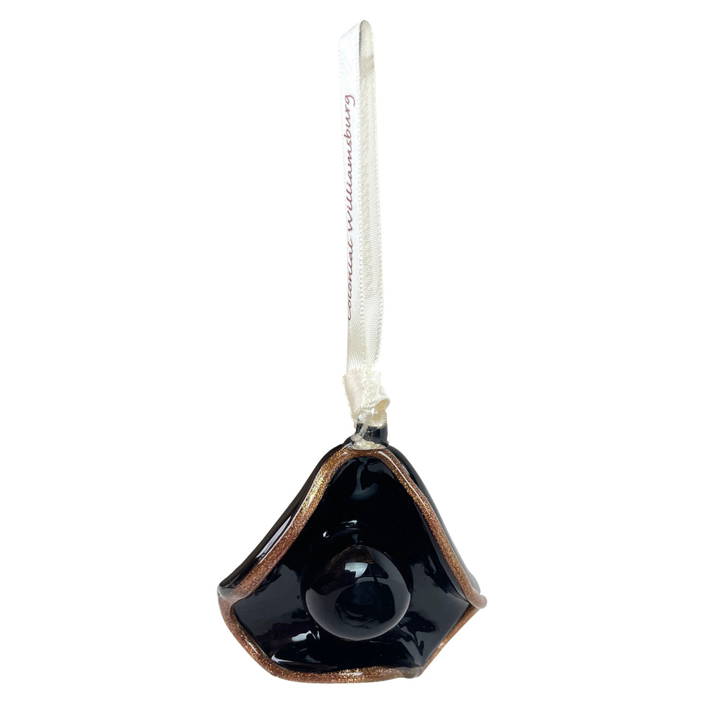 Tricorn Hat Glass Ornament | The Shops at Colonial Williamsburg