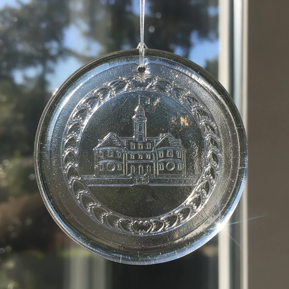 Colonial Williamsburg Seal Suncatcher Ornament - Crystal | The Shops at Colonial Williamsburg